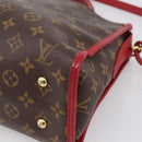 LOUIS VUITTON Monogram PopincourtPM Hand Bag 2way Red M43433 LV Auth ep16343A-14