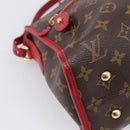 LOUIS VUITTON Monogram PopincourtPM Hand Bag 2way Red M43433 LV Auth ep16343A-15