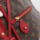 LOUIS VUITTON Monogram PopincourtPM Hand Bag 2way Red M43433 LV Auth ep16343A-18