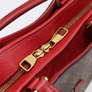 LOUIS VUITTON Monogram PopincourtPM Hand Bag 2way Red M43433 LV Auth ep16343A-22