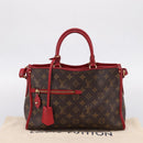 LOUIS VUITTON Monogram PopincourtPM Hand Bag 2way Red M43433 LV Auth ep16343A-34