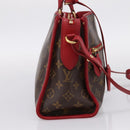 LOUIS VUITTON Monogram PopincourtPM Hand Bag 2way Red M43433 LV Auth ep16343A-4