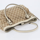GUCCI GG Canvas Tote Bag Beige Gold 296835 Auth ep16344V-6