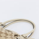 GUCCI GG Canvas Tote Bag Beige Gold 296835 Auth ep16344V-8