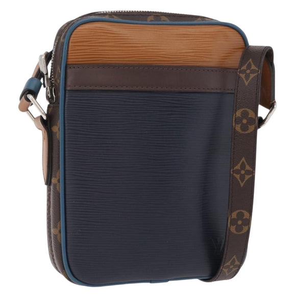 LOUIS VUITTON Epi Danube PM NM Patchwork Collection Navy M51459 Auth ep16346SAM