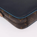 LOUIS VUITTON Epi Danube PM NM Patchwork Collection Navy M51459 Auth ep16346SAM-15