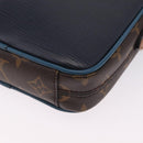 LOUIS VUITTON Epi Danube PM NM Patchwork Collection Navy M51459 Auth ep16346SAM-18