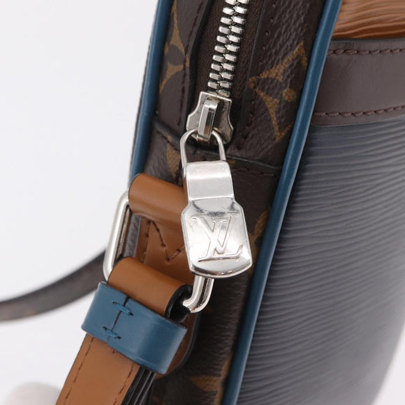 LOUIS VUITTON Epi Danube PM NM Patchwork Collection Navy M51459 Auth ep16346SAM