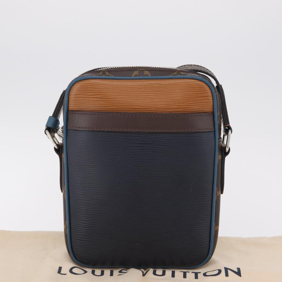 LOUIS VUITTON Epi Danube PM NM Patchwork Collection Navy M51459 Auth ep16346SAM