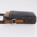 LOUIS VUITTON Epi Danube PM NM Patchwork Collection Navy M51459 Auth ep16346SAM-4
