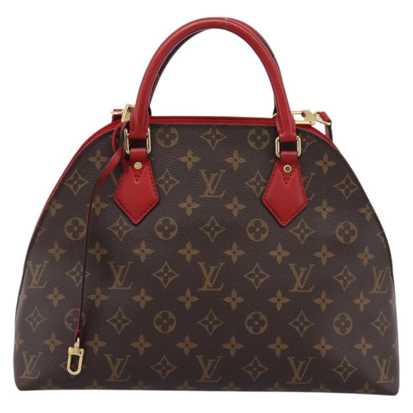 LOUIS VUITTON Monogram Alma Bag Into Bag Red M41779 LV Auth ep16347V