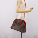 LOUIS VUITTON Monogram Alma Bag Into Bag Red M41779 LV Auth ep16347V-28
