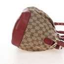 GUCCI GG Canvas Hand Bag 2way Beige Gold 247902 Auth ep16348V-5