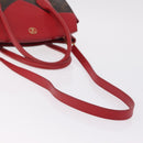 LOUIS VUITTON Monogram Florine Hand Bag 2way Red M42270 LV Auth ep16349V-13