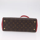 LOUIS VUITTON Monogram Florine Hand Bag 2way Red M42270 LV Auth ep16349V-15