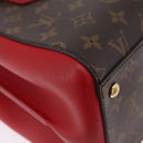 LOUIS VUITTON Monogram Florine Hand Bag 2way Red M42270 LV Auth ep16349V-18