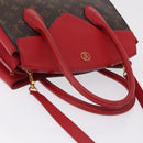 LOUIS VUITTON Monogram Florine Hand Bag 2way Red M42270 LV Auth ep16349V-8