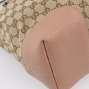 GUCCI GG Canvas Hand Bag 2way Beige Gold 353120 Auth ep16353-13