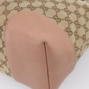 GUCCI GG Canvas Hand Bag 2way Beige Gold 353120 Auth ep16353-14