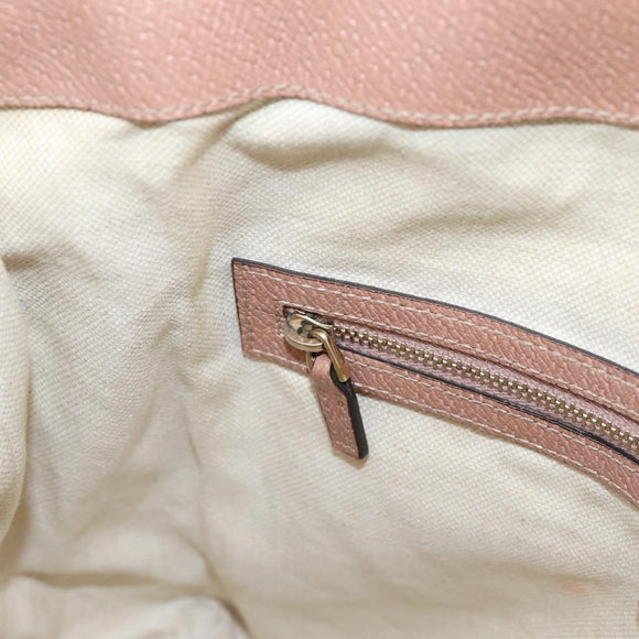 GUCCI GG Canvas Hand Bag 2way Beige Gold 353120 Auth ep16353