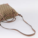 GUCCI GG Canvas Hand Bag 2way Beige Gold 353120 Auth ep16353-9