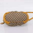 GUCCI GG Canvas Hand Bag 2way Beige Gold 247902 Auth ep16354-11