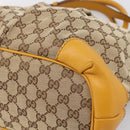 GUCCI GG Canvas Hand Bag 2way Beige Gold 247902 Auth ep16354-14