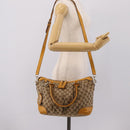 GUCCI GG Canvas Hand Bag 2way Beige Gold 247902 Auth ep16354-25