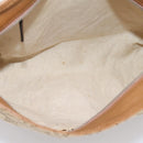 GUCCI GG Canvas Shoulder Bag Beige Silver 308930 Auth ep16355A-17