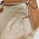 GUCCI GG Canvas Shoulder Bag Beige Silver 308930 Auth ep16355A-18