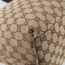 GUCCI GG Canvas Web Sherry Line Tote Bag Beige 155524 Auth ep16356A-17