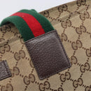 GUCCI GG Canvas Web Sherry Line Tote Bag Beige 155524 Auth ep16356A-19