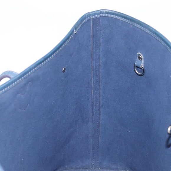 LOUIS VUITTON Epi Neverfull MM Tote Bag Andigo blue M40885 LV Auth ep16357V