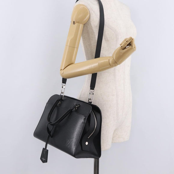 LOUIS VUITTON Epi Vaneau MM Hand Bag Black M51238 LV Auth ep16360V