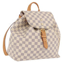 LOUIS VUITTON Damier Azur Speron Backpack N41578 LV Auth ep16361A-1