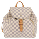 LOUIS VUITTON Damier Azur Speron Backpack N41578 LV Auth ep16361A-2