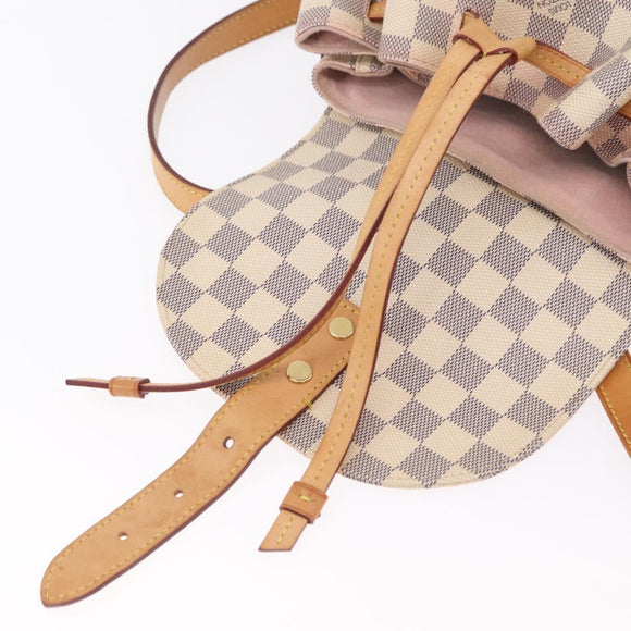 LOUIS VUITTON Damier Azur Speron Backpack N41578 LV Auth ep16361A