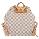 LOUIS VUITTON Damier Azur Speron Backpack N41578 LV Auth ep16361A-3