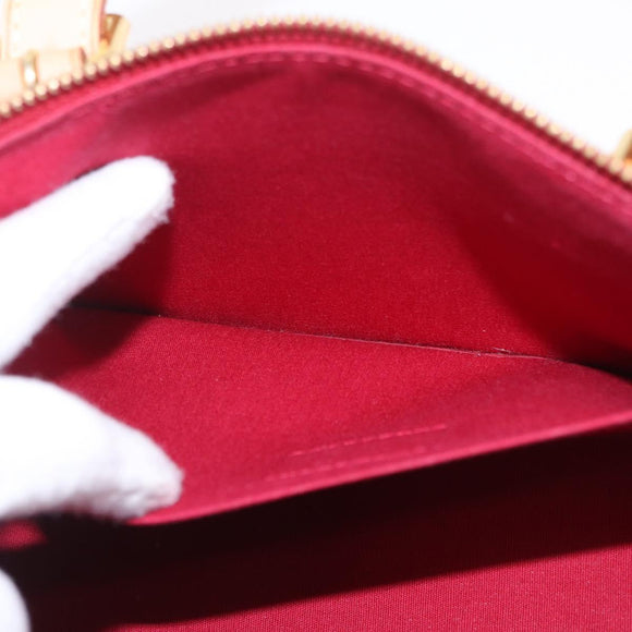 LOUIS VUITTON Monogram Vernis Rosewood Avenue Pomme D'amour M93507 Auth ep16362A