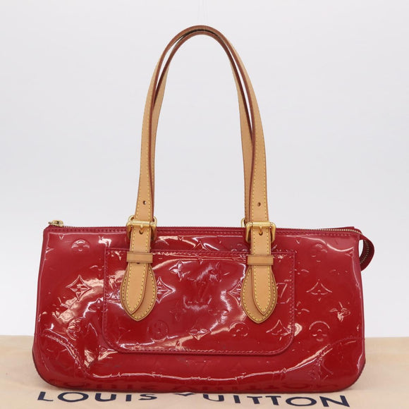 LOUIS VUITTON Monogram Vernis Rosewood Avenue Pomme D'amour M93507 Auth ep16362A