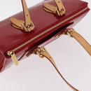 LOUIS VUITTON Monogram Vernis Rosewood Avenue Pomme D'amour M93507 Auth ep16362A-8