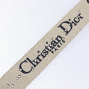 Christian Dior Trotter Canvas Shoulder Strap 37"" Navy Gold Silver Auth ep16365-11