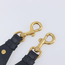 Christian Dior Trotter Canvas Shoulder Strap 37"" Navy Gold Silver Auth ep16365-7