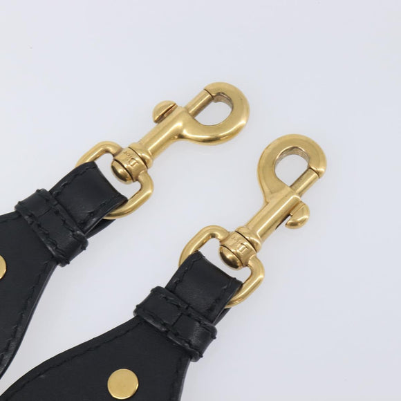 Christian Dior Trotter Canvas Shoulder Strap 36.6"" Navy Gold Auth ep16366