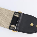 Christian Dior Trotter Canvas Shoulder Strap 36.6"" Navy Gold Auth ep16367-10