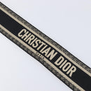 Christian Dior Trotter Canvas Shoulder Strap 36.6"" Navy Gold Auth ep16367-8