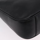 GUCCI Bamboo Hand Bag Leather 2way Black Gold 001 1638 Auth ep16370-14