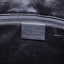 GUCCI Bamboo Hand Bag Leather 2way Black Gold 001 1638 Auth ep16370-16