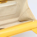 LOEWE Hand Bag Leather Yellow Gold Auth ep16372-19