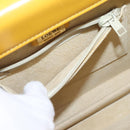 LOEWE Hand Bag Leather Yellow Gold Auth ep16372-22